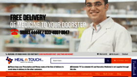 What Healntouch.com website looked like in 2019 (4 years ago)