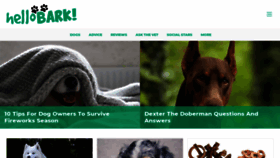 What Hellobark.com website looked like in 2019 (4 years ago)