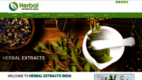 What Herbalextractsindia.com website looked like in 2019 (4 years ago)
