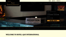 What Hotelajayinternationalagra.com website looked like in 2019 (4 years ago)