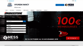 What Hyundai-nancy.fr website looked like in 2019 (4 years ago)