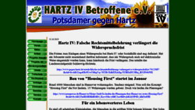 What Hartz-4-betroffene.com website looked like in 2019 (4 years ago)