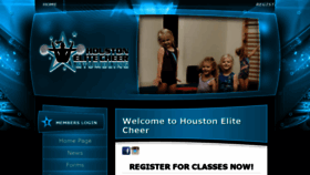 What Houstonelitecheer.com website looked like in 2019 (4 years ago)