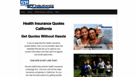 What Healthinsurancequotescalifornia.net website looked like in 2019 (4 years ago)