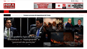 What Horadopovo.com.br website looked like in 2019 (4 years ago)