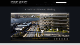 What Harveylindsay.com website looked like in 2019 (4 years ago)