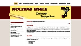 What Holzbau-eisele.de website looked like in 2019 (4 years ago)