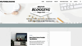 What Helponblogging.blogspot.com.tr website looked like in 2019 (6 years ago)