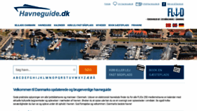 What Havneguide.dk website looked like in 2019 (4 years ago)