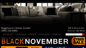 What Higginsonsflooringandsleepshop.com website looked like in 2019 (5 years ago)
