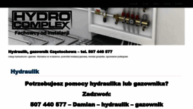 What Hydroalarm.pl website looked like in 2019 (4 years ago)