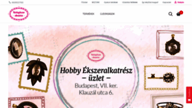 What Hobbyekszeralkatresz.hu website looked like in 2019 (4 years ago)