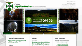 What Hrpelje-kozina.si website looked like in 2019 (6 years ago)