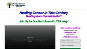 What Healingcancerinthiscentury.com website looked like in 2019 (4 years ago)