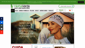 What Hierbaverde.com website looked like in 2019 (5 years ago)