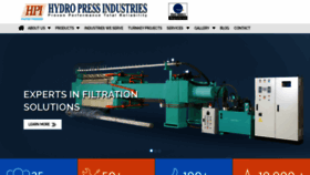 What Hydropressindustries.com website looked like in 2019 (4 years ago)