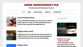 What Homeimprovementplr.com website looked like in 2019 (4 years ago)
