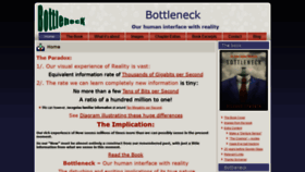 What Humanbottleneck.com website looked like in 2019 (5 years ago)