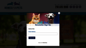 What Homesforpets.org website looked like in 2019 (4 years ago)