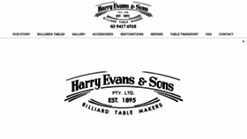 What Harryevans.com.au website looked like in 2019 (4 years ago)