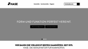 What Hase.de website looked like in 2019 (4 years ago)