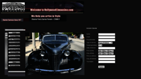What Hollywoodlimousine.com website looked like in 2019 (4 years ago)