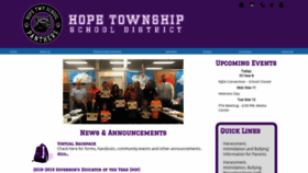 What Hope-elem.org website looked like in 2019 (4 years ago)