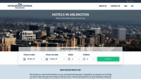 What Hotelarlingtontexas.com website looked like in 2019 (4 years ago)