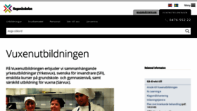 What Haganasvuxenutbildning.se website looked like in 2019 (4 years ago)