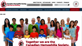 What Hemophilia.ca website looked like in 2019 (4 years ago)