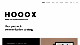 What Hooox.com website looked like in 2019 (4 years ago)