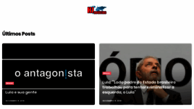 What Hojenoticias.com.br website looked like in 2019 (4 years ago)
