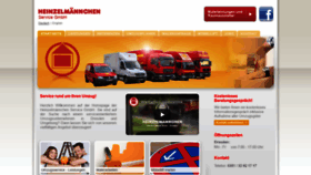 What Heinzelmaennchen-transporte.de website looked like in 2019 (4 years ago)
