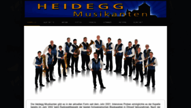 What Heidegg-musikanten.ch website looked like in 2019 (4 years ago)