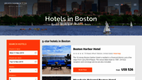 What Hotelsinboston.net website looked like in 2019 (4 years ago)