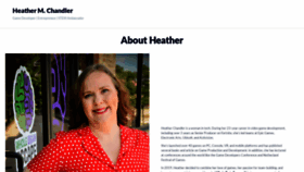 What Heathermchandler.com website looked like in 2019 (4 years ago)