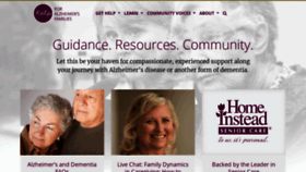 What Helpforalzheimersfamilies.com website looked like in 2019 (4 years ago)