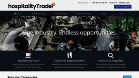 What Hospitalitytrader.com website looked like in 2019 (4 years ago)