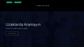 What Hizmetariyorum.com website looked like in 2019 (4 years ago)