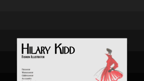 What Hilarykidd.co.uk website looked like in 2019 (4 years ago)