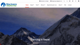 What Hikingannapurna.com website looked like in 2019 (4 years ago)