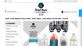 What Hotelitems.com website looked like in 2019 (4 years ago)