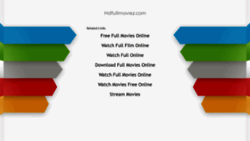 What Hdfullmoviez.com website looked like in 2019 (4 years ago)