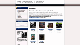 What Hansvandenburg.com website looked like in 2019 (4 years ago)