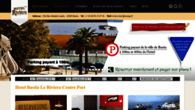 What Hotel-riviera-bastia.fr website looked like in 2019 (4 years ago)