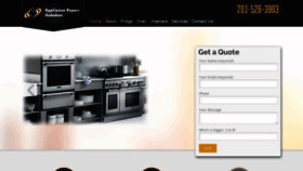 What Hobokennj-appliancerepairpro.com website looked like in 2019 (4 years ago)