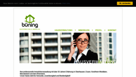 What Hausverwaltung-buening.de website looked like in 2019 (4 years ago)