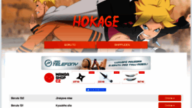What Hokage.cz website looked like in 2019 (4 years ago)