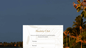 What Hualalaiclub.com website looked like in 2019 (4 years ago)