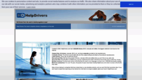 What Helpdrivers.com website looked like in 2019 (4 years ago)